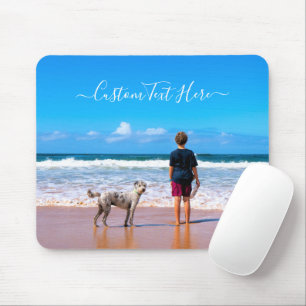Custom Photo Mouse Pad with Your Photos and Text