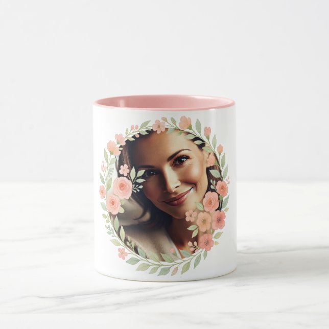 Custom Photo Mug – Happy Mother's Day, Best Mom (Center)