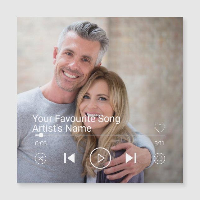 Custom Photo & Music Playlist (Front)