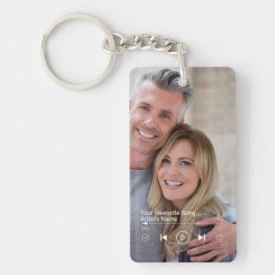 Custom Photo & Music Playlist Keychain