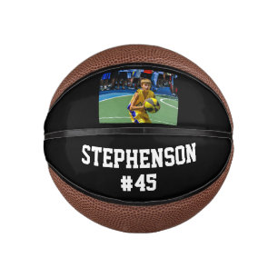 Custom Photo Name Basketball Ball