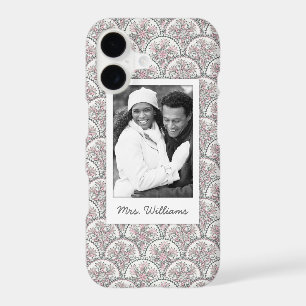 Custom Photo & Name Centle Vintage Pattern