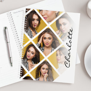 Custom Photo Name Fashion Style Modern Minimal Planner