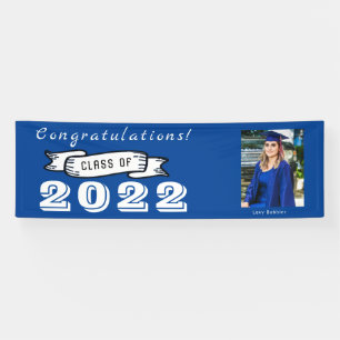Custom Photo Name Personalized Graduation Banner