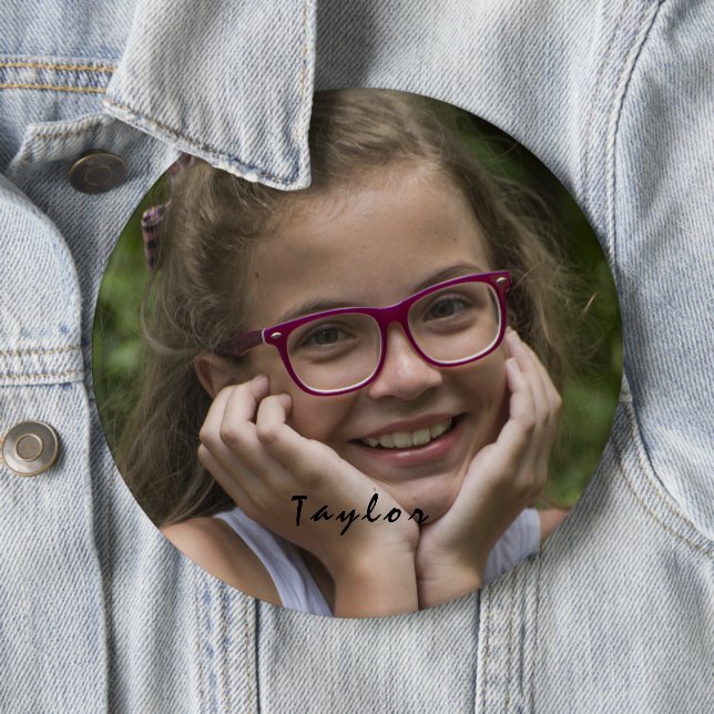 Custom Photo Name Round Button (In Situ)
