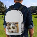 Custom Photo Name Text Personalized Printed Backpack<br><div class="desc">Upload a photo, add text, and easily create your personalized printed backpack. Click EDIT DESIGN, then select BACKGROUND to change the background colour for each side separately. You can TRANSFER this DESIGN to other Zazzle products and adjust it to fit most Zazzle items. Thank you for choosing our designs and...</div>