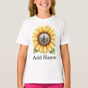 Custom Photo Name Text Personalized  T-Shirt