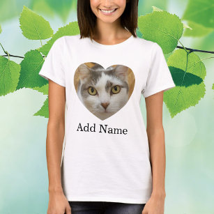 Custom Photo Name Text Personalized Maternity T-Shirt