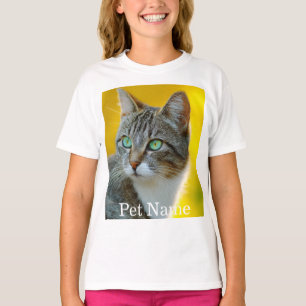 Custom Photo Name Text Personalized T-Shirt