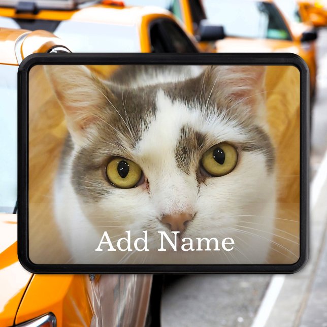 Custom Photo Name Text Personalized Trailer Trailer Hitch Cover (Creator Uploaded)