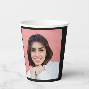 Custom photo, name, year and colour Graduation Paper Cups