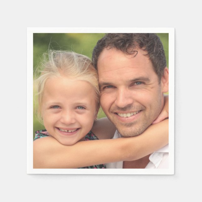 custom photo napkin (Front)