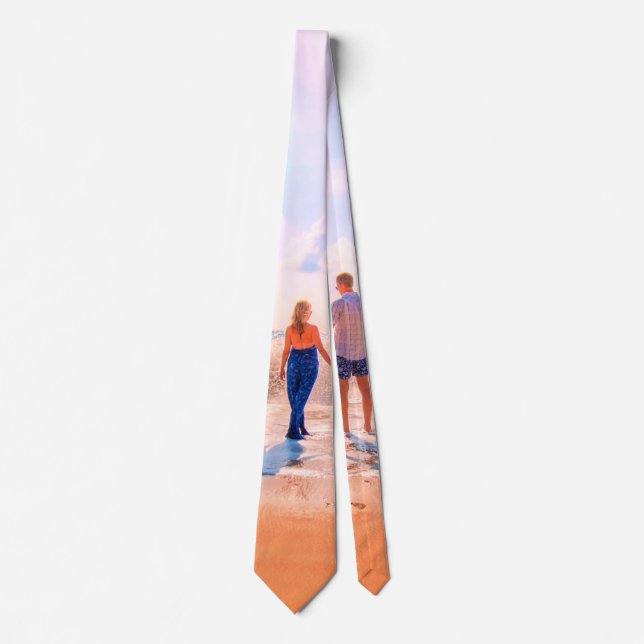 Custom Photo Neck Tie Gift with Your Photos (Front)
