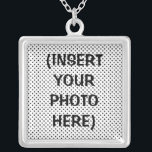 CUSTOM PHOTO NECKLACE - CREATE YOUR OWN (square)<br><div class="desc">DESIGN YOUR OWN PHOTO NECKLACE!!
 
→ Regella offers the LOWEST PRICED CREATE-IT-YOURSELF PRODUCTS ON ZAZZLE!
 ►Questions? Regella@Rocketmail.com</div>