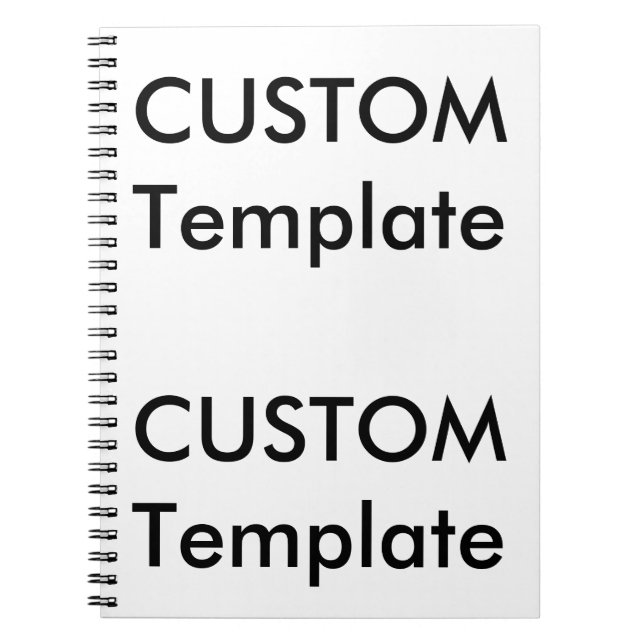 Custom Photo Notebook 80 Pages 6.5" x 8.75" (Front)