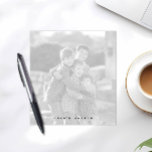 Custom Photo Notepad, Full Photo Black and White Notepad<br><div class="desc">Add your favourite photo and the automatic filter will create a black and white photo, with a faded look, making the notepad easy to write on while still allowing the picture the peek through. Personalize it any way you want. Use the template form to add your personalization or the customize...</div>