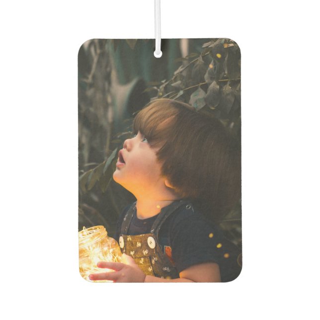 Custom Photo Oblong Air Freshener (Front)