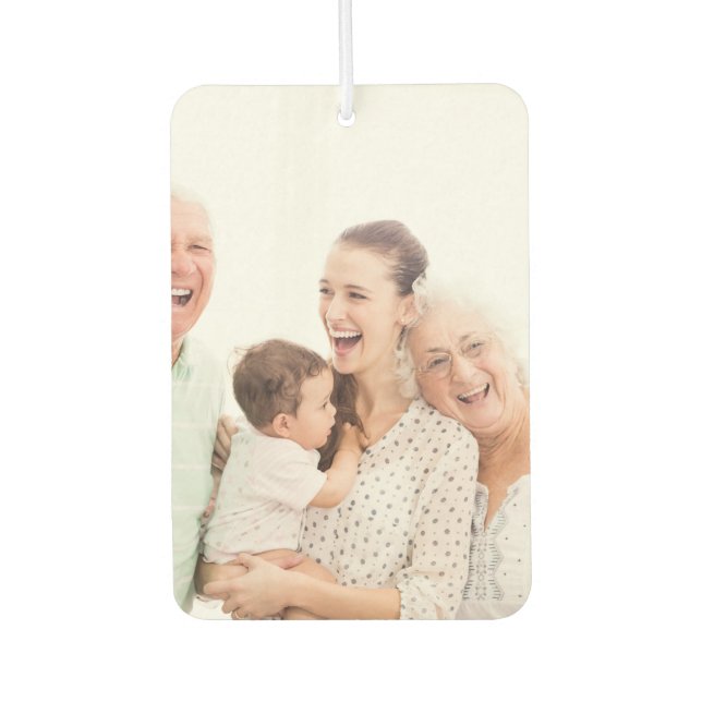 Custom Photo One Of a Kind Personalized Air Freshener (Front)