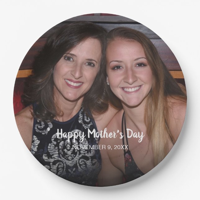 Custom Photo Paper Plate (Front)