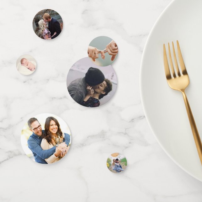 Custom Photo | Party Celebration Confetti (Group)
