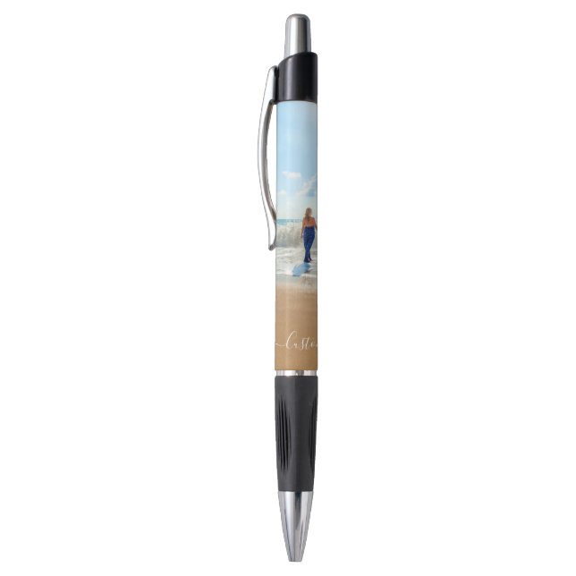 Custom Photo Pen Gift with Your Photos and Text (Top (Vertical))