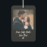 custom photo Personalize Couple Valentine's Day Air Freshener<br><div class="desc">customizable car air freshener custom photo Personalized Air Freshener Car Accessory for him or her, Personalize Birthday Gift ideas Personalize your ride with our Custom Car Air Freshener made from your favourite photo! Whether it's a cherished memory, a picture of a loved one, or a beloved pet. Upload your image,...</div>