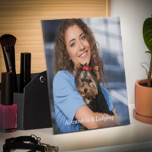 Custom Photo Personalize Easel Plaque