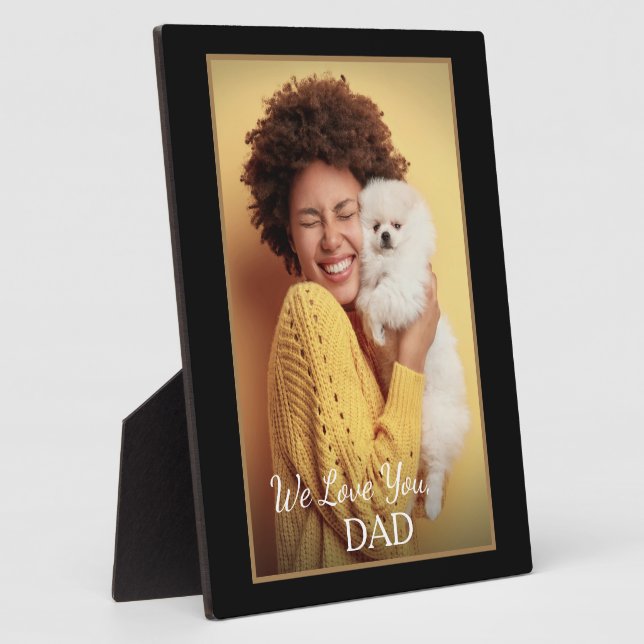 Custom Photo Personalize  Plaque (Side)