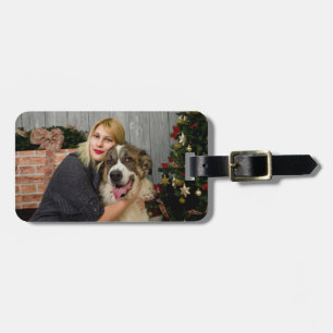 Custom Photo Personalized 2 Sided Luggage Tag