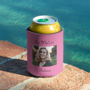 Custom Photo Personalized 30th Birthday Can Cooler