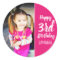 Custom Photo Personalized Birthday Party Stickers