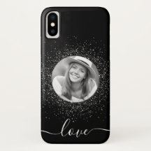 Custom Photo Personalized Black