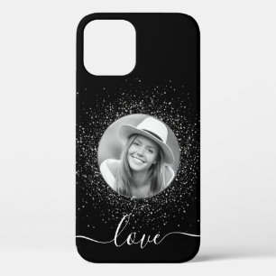 Custom Photo Personalized Black iPhone 12 Case