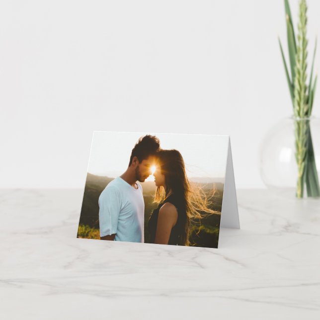Custom Photo Personalized Blank Note Cards (Front)