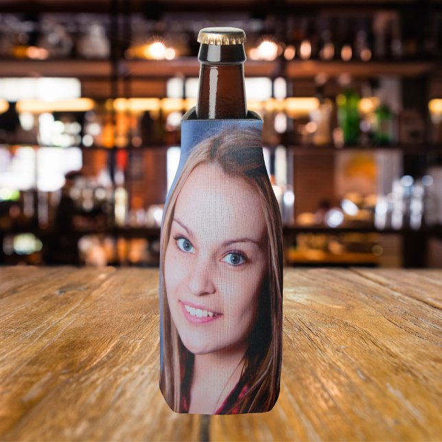 Custom Photo Personalized Bottle Cooler (Creator Uploaded)