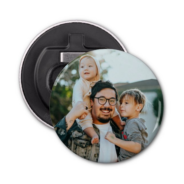 Custom Photo Personalized   Bottle Opener (Front)