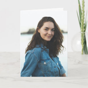 Custom Photo Personalized Card