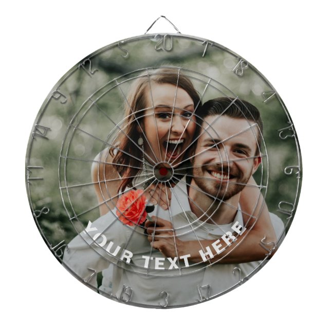 Custom Photo Personalized Dart Board (Front)