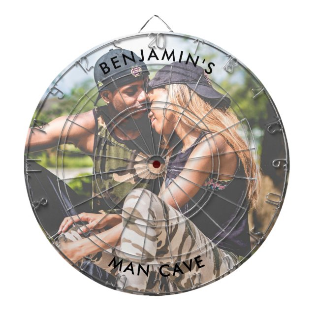 Custom Photo Personalized Dart Board (Front)