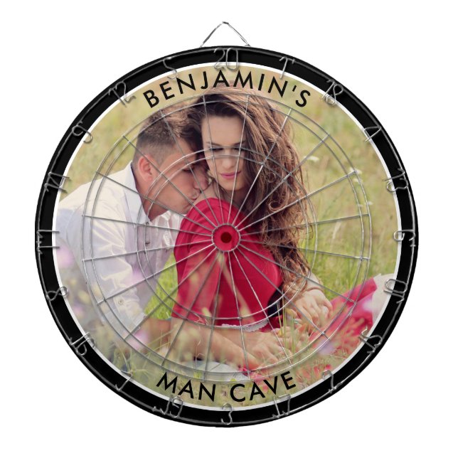Custom Photo Personalized Dart Board (Front)