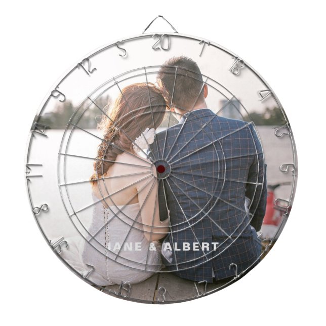 Custom Photo Personalized Dart Board (Front)