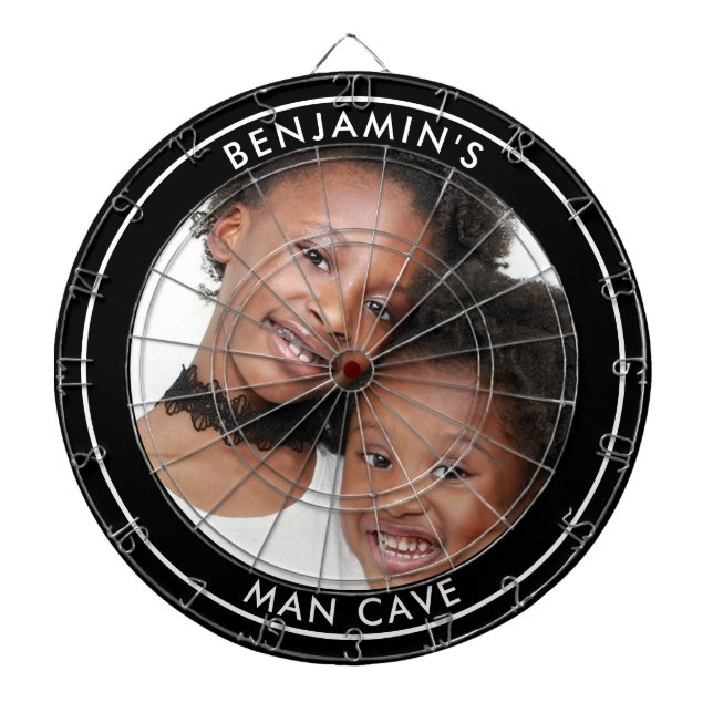 Custom Photo Personalized Dart Board (Front)