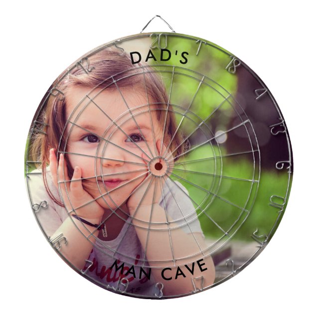 Custom Photo Personalized Dart Board (Front)