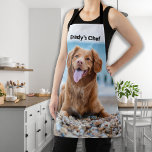 Custom Photo Personalized Dog Apron<br><div class="desc">Custom photo chef apron of your best friend. Create a fun gift to your favourite dog lover, dog mom or dog dad. Whether its Mothers day, Fathers day, a birthday or Christmas, these custom photo aprons make a perfect gift. Personalize with your favourite photo and text. COPYRIGHT © 2020 Judy...</div>