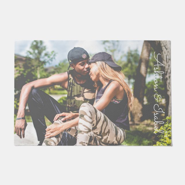 Custom Photo Personalized Doormat (Front)