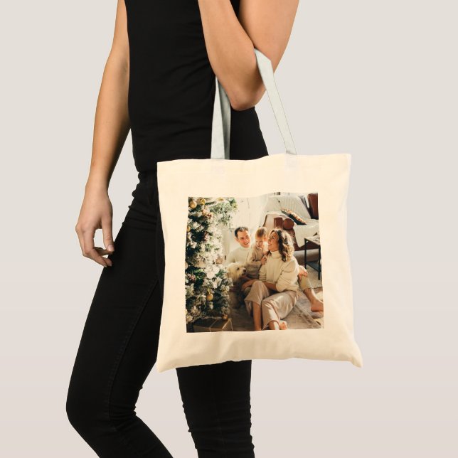 Custom Photo Personalized Double Sided Tote Bag (Front (Product))