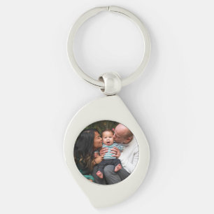 Custom Photo Personalized Family Keychain