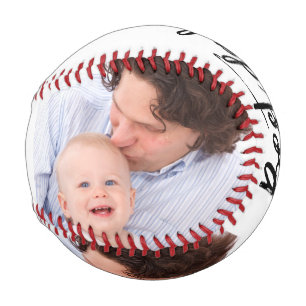 Custom Photo Personalized Fathers Day Gift Baseball