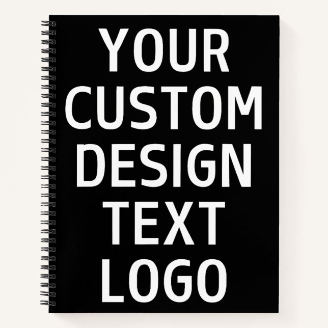 Custom Photo Personalized Gift Logo Business Notebook (Front)