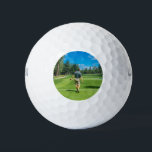 Custom Photo Personalized Golf Balls<br><div class="desc">Simple custom photo golf balls featuring your chosen photo,  designed to make every swing a little more special by combining a love for the game with a personal touch. Perfect gift for any occasion such as Birthdays and Christmas. Simple to customize by adding your own photo.</div>
